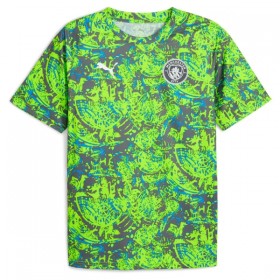 Virallinen pelipaita Manchester City Pre-Match 2025-26 Lyhythihainen Vihreä - Miesten